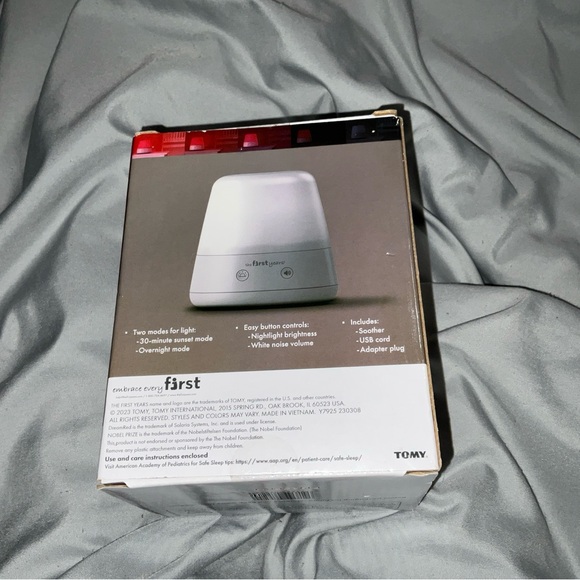 The 1st Years Baby Soother White Noise Red Technology Night Light New SEALED BOX - Picture 16 of 16